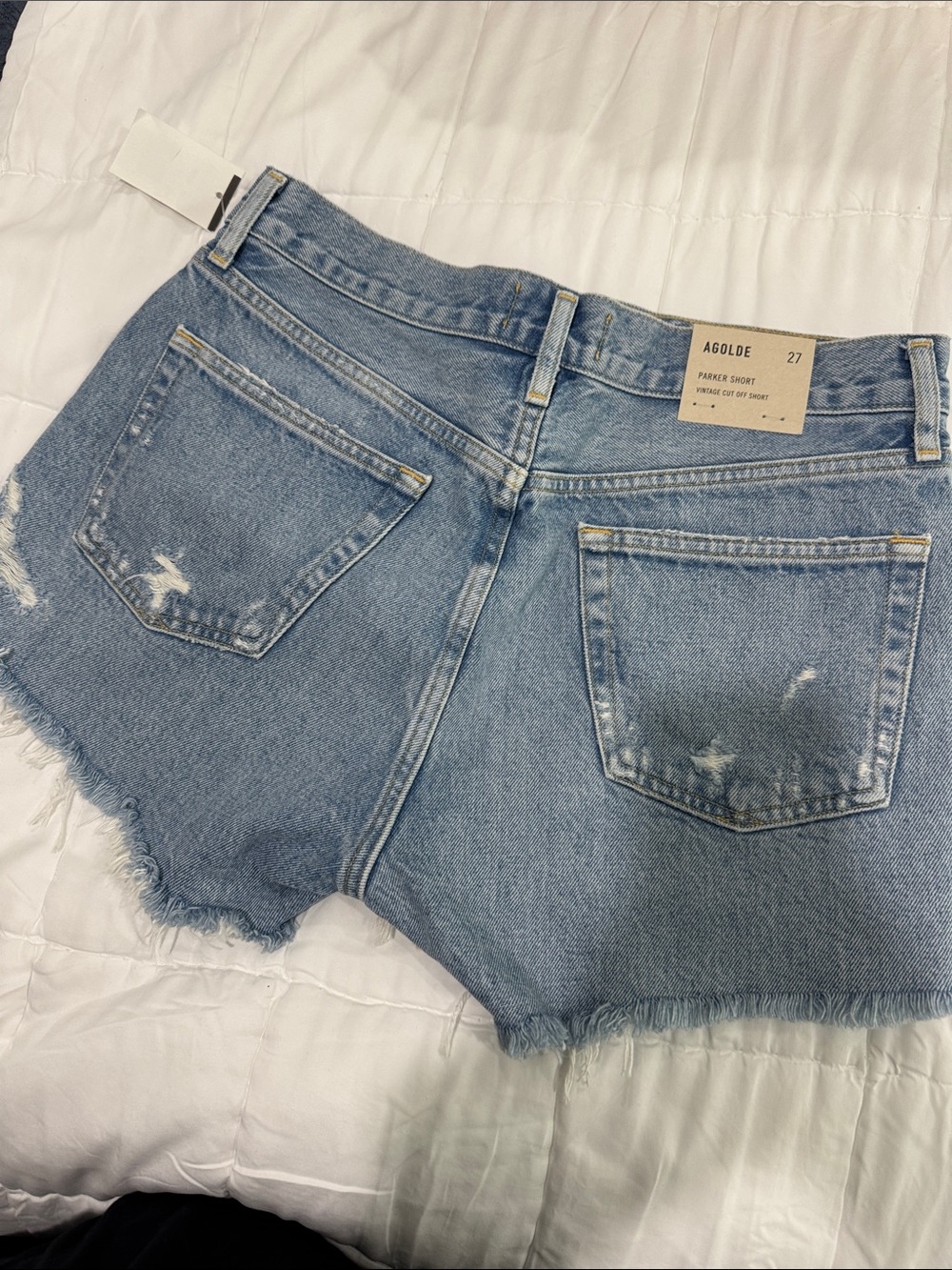 Agolde Light Parker Vintage Cut Off Shorts NWT - Picture 8 of 8